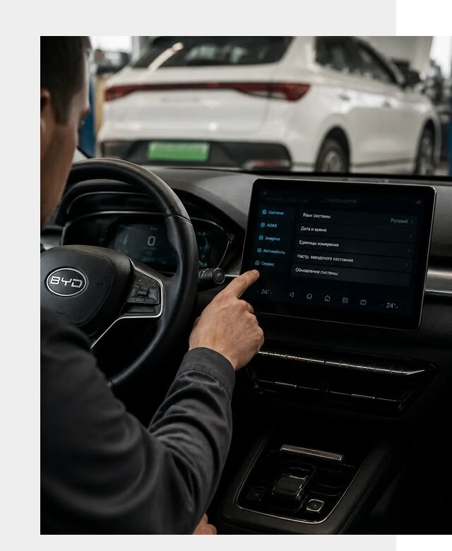 Русификация BYD E2 в Владивостоке от 15147 р. | ФастМобиль-Влд под ключ
