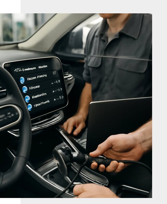 Установка приложений Geely для мультимедиа автомобиля в Владивостоке