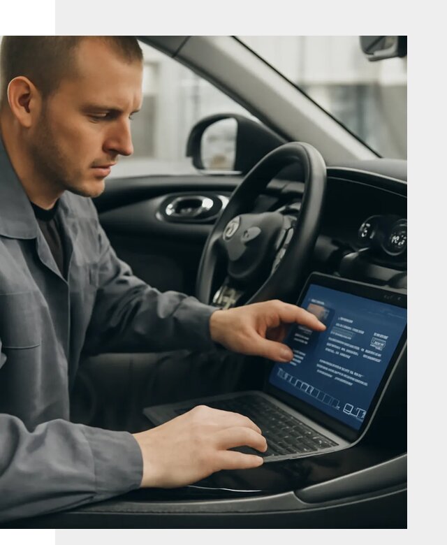 Русификация приборной панели автомобиля Lynk Co в Владивостоке