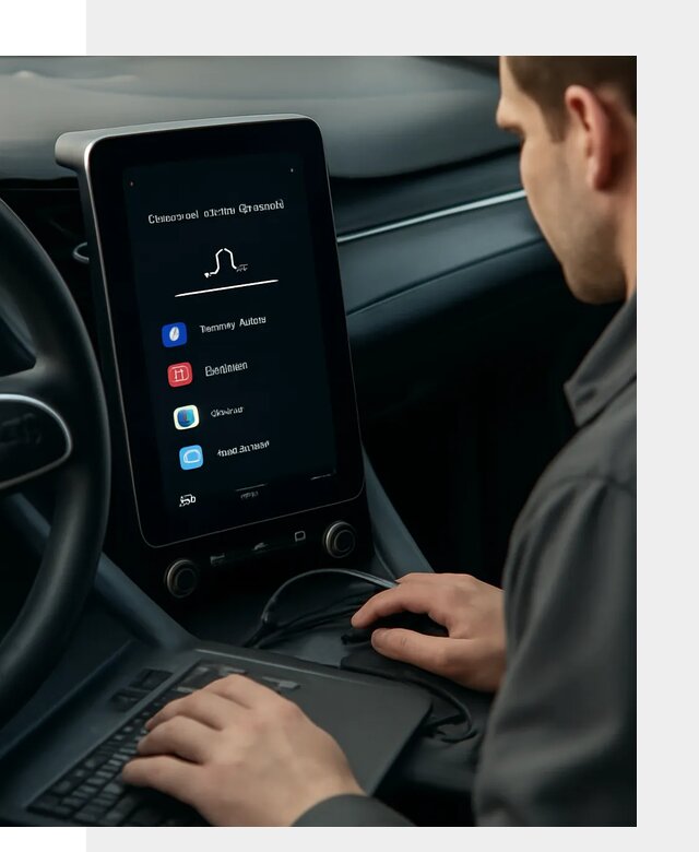 Установка приложений Lynk Co на автомобиль в Владивостоке